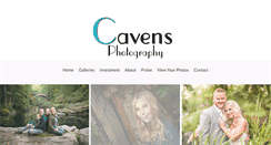 Desktop Screenshot of cavensphotography.com